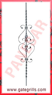 Wrought Iron Panels, Ornamental Iron Panels, Gate Panels, Gate Railings panels, Mild Steel Gate Panels, fencing panels, gate grill panels, stair panels manufacturers exporters suppliers in india